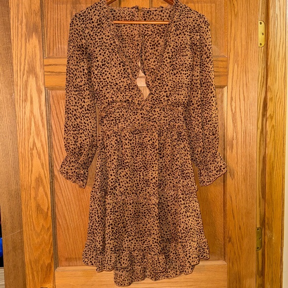 Cheetah Print Dress - Picture 1 of 7